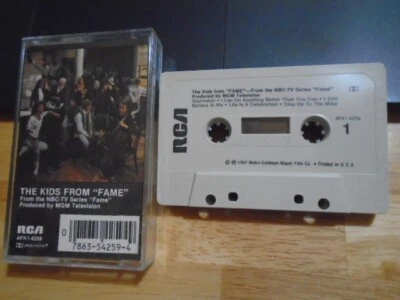 RARE OOP Kids from Fame CASSETTE TAPE soundtrack 1982 Lori Singer Debbie Allen - Image 1 of 2