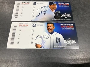  TIGERS 2015 TICKET STUB 9/4/15-9/6/15 VS INDIANS - Picture 1 of 3