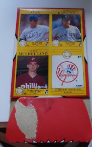 Fleer Baseball Box with Box Bottom 1991 Nolan Ryan /Andy Hawkins # 3