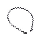 Metal Headbands - 2Pcs Black Spring Hair Hoops
