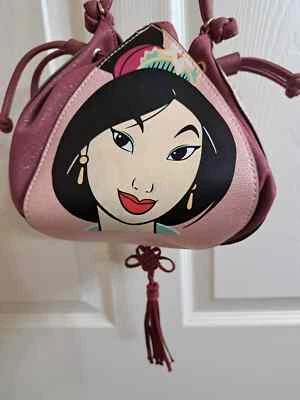 Mulan Limited Edition Bag Mauve Danielle Nicole 4 side Disney shoulder crossbody - Image 1 of 4