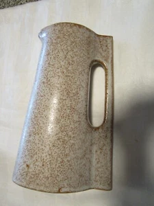 Contemporary Pottery GLAZED PITCHER Retro Modern Style earth tones 9.5” tall - Picture 1 of 9