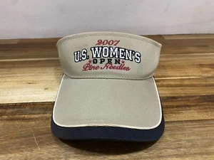 ✅US Women's Open ✅2007 ✅Pine Needles ✅Golf ✅ Sun Visor ✅ Beige - Picture 1 of 11