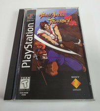 Battle Arena Toshinden Long Box Playstation PS1 Game Disc CD with Manual