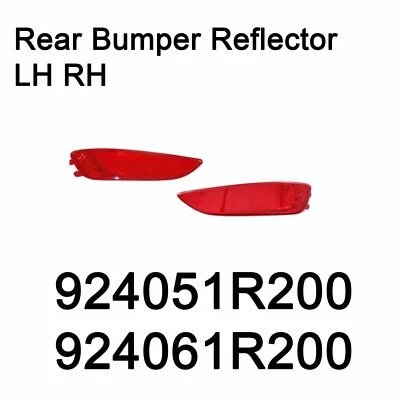 Reflector de parachoques trasero genuino OEM izquierda + derecha 2P 1 juego para Hyundai Accent 2011-2017 Foto 1 de 4