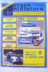 ARGUS DE LA MINIATURE N°124 4 CV - ALPINE- SOLIDO -DINKY - CIJ - BON ÉTAT 1990 - Picture 1 of 1