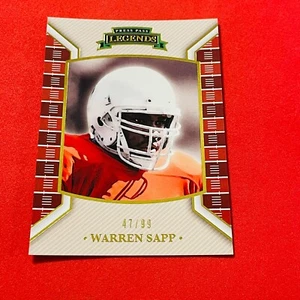 Warren Sapp .. GOLD 47/99 .. Hurricanes / Buccaneers .. 2011 Press Pass Legends - Bild 1 von 3