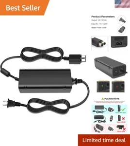 High-Quality Xbox 360 Slim Charger with Wall Mount Design & Low Noise Operation - Picture 1 of 10