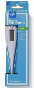 Medline Oral Digital Thermometer °F & °C Reading 30 Second Read Time