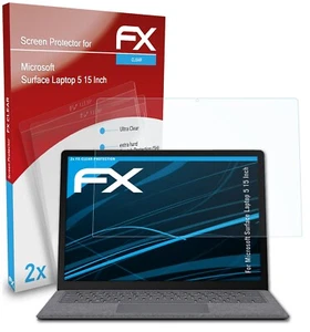 atFoliX 2x Pellicola Protettiva per Microsoft Surface Laptop 5 15 Inch chiaro - Picture 1 of 9