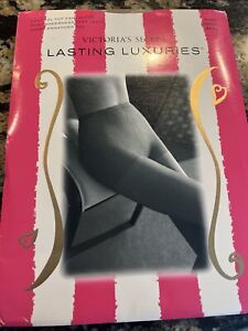 Victoria’s Secret Lasting Luxuries Buff Large Pantyhose Control Top L VTG