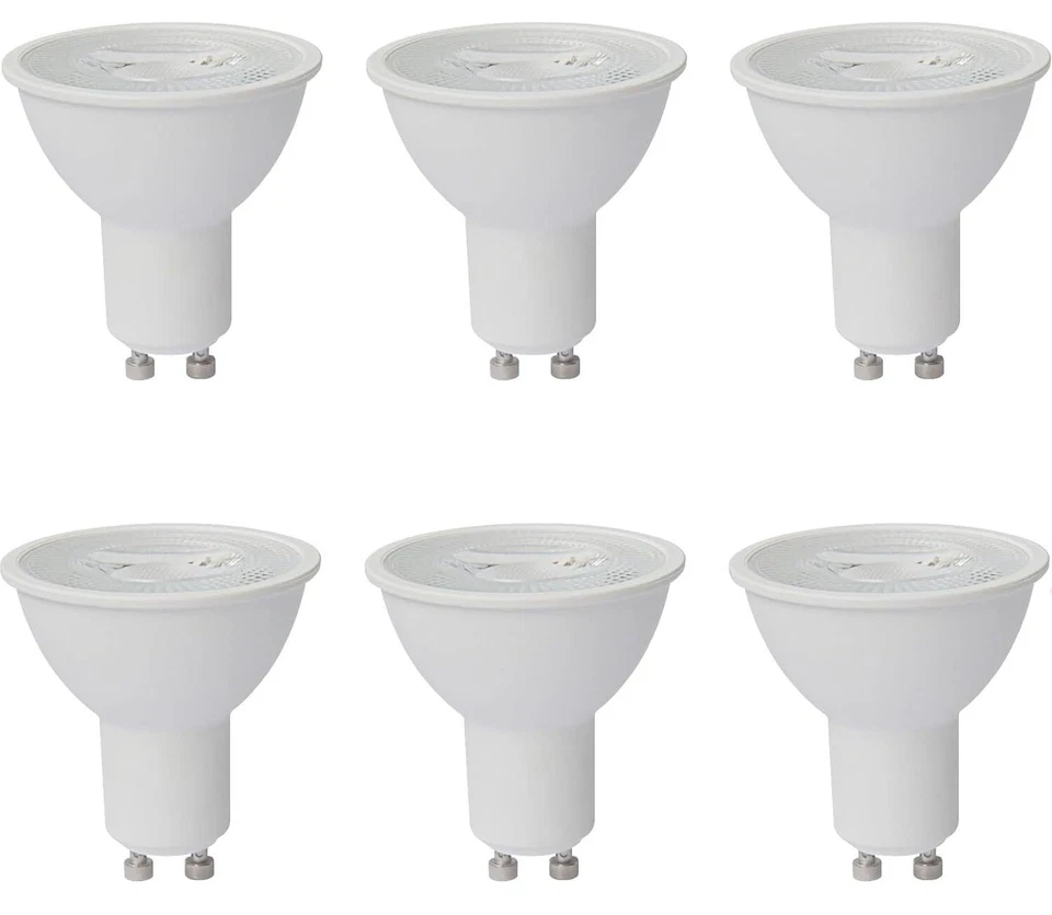 6Pack GU10 LED Dimmable Reflector Spotlight Light Bulb, MR16 7W(50W), 3000K, 35° - Image 1 of 1