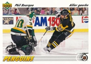 1991-92 Upper Deck French #398 PHIL BOURQUE - Pittsburgh Penguins - Bild 1 von 1