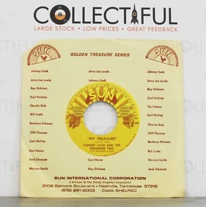 JOHNNY CASH - SUGARTIME - SUN #49 - TREASURE *EX* 7" SINGLE 🔥 - Picture 1 of 2