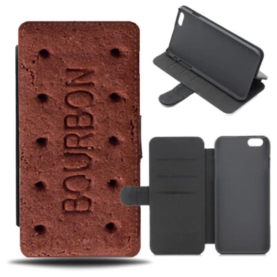 Bourbon Biscuit Phone Case Funny Cool Retro iPhone Cover Novelty Brown - Image 1 of 3