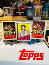 WALT FRAZIER 1970s 3 CARD VINTAGE NEW YORK KNICKS