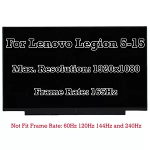 165Hz 15.6" Lenovo Legion 5-15ARH05 5-15ARH05H 5-15IMH05 FHD LCD Screen Panel - Picture 1 of 2