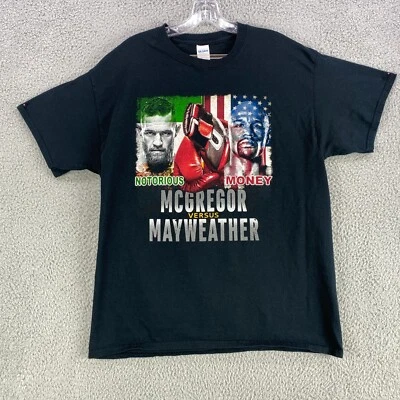 Camisa de Lucha Floyd Mayweather Conor McGregor Grande The Money 2017 Las Vegas Foto 1 de 4