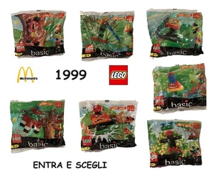 LEGO MCDONALD'S HAPPY MEAL 1999 PROMOZIONALI SET BASIC + 3 ANNI MC DONALDS - Picture 1 of 27