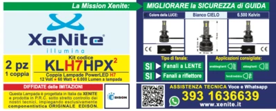 XeNITE Kit 2x H7 LED TOP DI GAMMA 100000 Lux 60 Watt SUPER CANBUS NO ERRORE MAI - Immagine 1 di 4