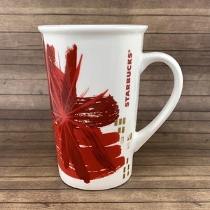 Starbucks Rot Gold Abstraktes Design Kaffeebecher Urlaub Weihnachten Winter 12 fl oz - Bild 1 von 8