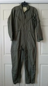 US Military CWU-27/P FR Flyers Coveralls Size 40 Long used condition - Picture 1 of 8