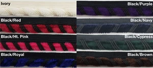 CHENILLE GIMP BRAID PIPING - 12 YARDS - MANY COLORS AVAILABLE! - Picture 1 of 27