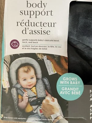 JJ Cole Reversible Body Support Blackout Quilted, Heather Black - Image 1 of 4