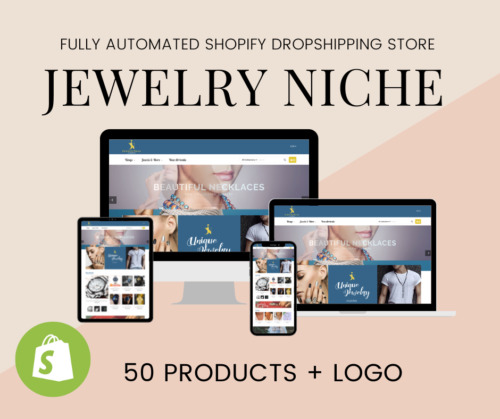 onlinejewelrysite.com READY-MADE DROPSHIPPING shopify .com store jewelry niche