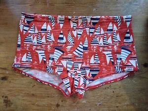 Men's Vintage Retro Rare 80es Swimming Trunks Speedos Colourful Starsigns Size M - Picture 1 of 4