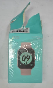 SKG Smart Watch V7 Rose Gold Pink Fitness Tracker Waterproof 1.7" Touch Screen - Picture 1 of 7