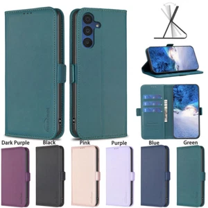 For Samsung Galaxy "A" Series Magnetic Leather Flip Stand Card Wallet Case Cover - Picture 1 of 26