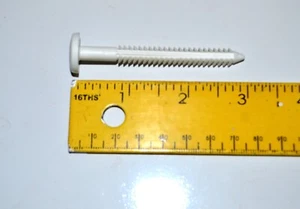 Westlake White Window Shutter Fasteners, Lock Pegs, Pins, 3”, Qty 60, New - Picture 1 of 3