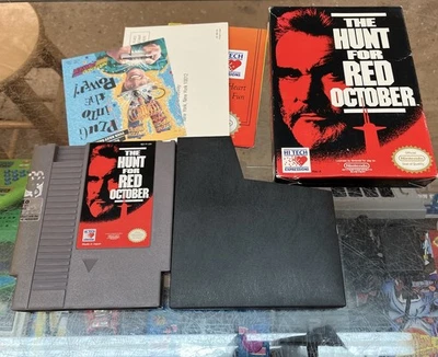 The Hunt For Red October (Nintendo NES, 1991) In Box TESTED - Image 1 of 4