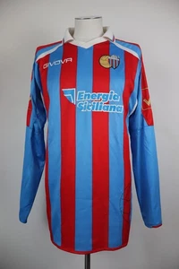 GIVOVA CATANIA MAGLIA CALCIO UOMO Tg XL / 2XL SOCCER JERSEY VINTAGE 2010/11 - Picture 1 of 13
