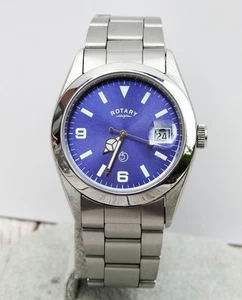 Rotary Calendar Quartz Stainless Steel 10322 - Picture 1 of 9