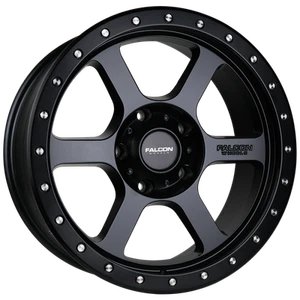 Falcon Wheels Rim T1 18x9 5x127 ET0 71.5CB Full Matte Black - Picture 1 of 6