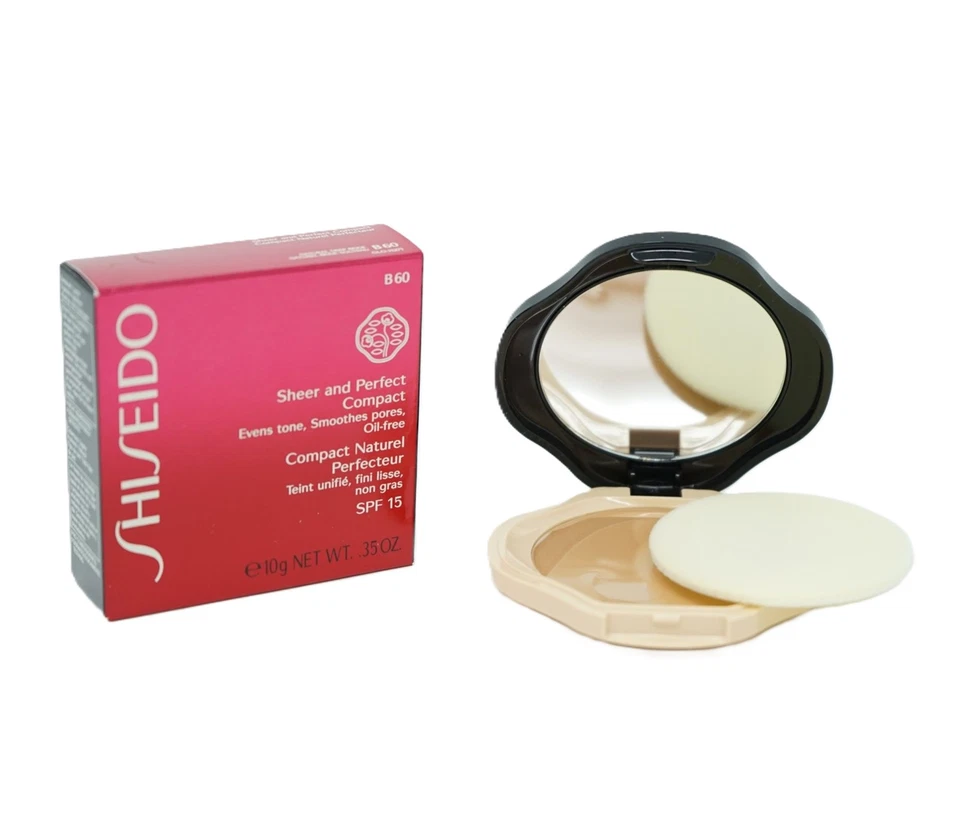 Shiseido SPF15 Sheer and Perfect Compact B60 natural DeepBeige - Bild 1 von 1