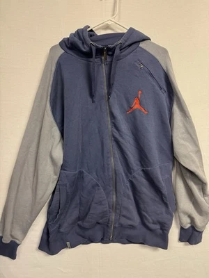 Chaqueta Nike Air Jordan azul y gris XXL para hombre Foto 1 de 4