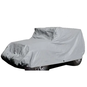 Jeep Cover fits 2007-2022 Jeep Wrangler 2 doors Poly 200 in Grey - Picture 1 of 7