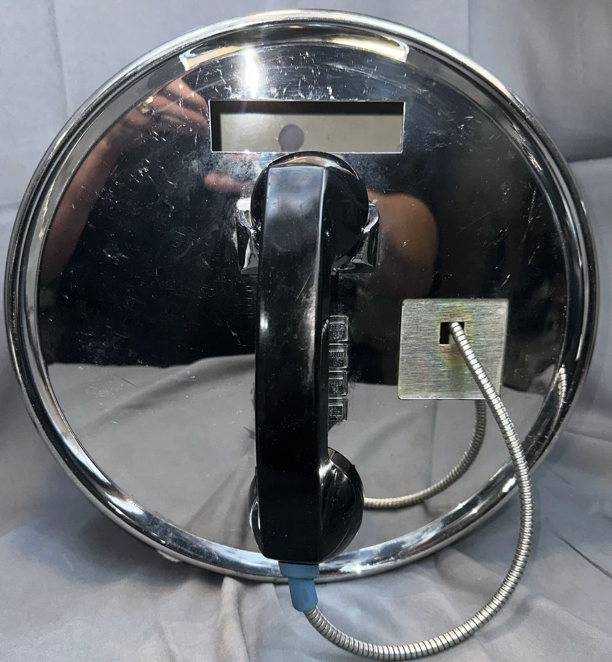 Teléfono Público Futurista Raro No Funciona Para Piezas o Reparación Estado Difícil de Encontrar Años 80 Foto 1 de 4