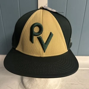 PV Hunter Green Tan Baseball Hat Cap NWT Fitted Size L Large The game A-Flex - Picture 1 of 7