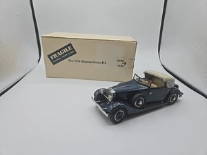 DANBURY MINT 1934 HISPANO-SUIZA J12 BLUE CAR 1:24 SCALE DIECAST - Picture 1 of 8