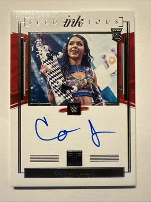 2022 WWE Impeccable Illustrious Ink Cora Jade Rookie Auto 21/99 - Image 1 of 4