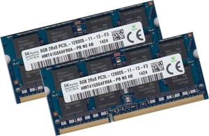 Hynix 16Gb 2x 8Gb Ram Speicher 1600 Mhz DDR3L Pc-12800s HMT41GS6AFR8A-PB, für Ap - Bild 1 von 1