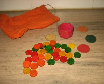 Ancien Jeu de la Puce en bois - Photo 1/4