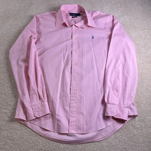 Camisa Ralph Lauren Para Hombre L Rosa 100% Algodón Elástico - Imagen 1 de 7