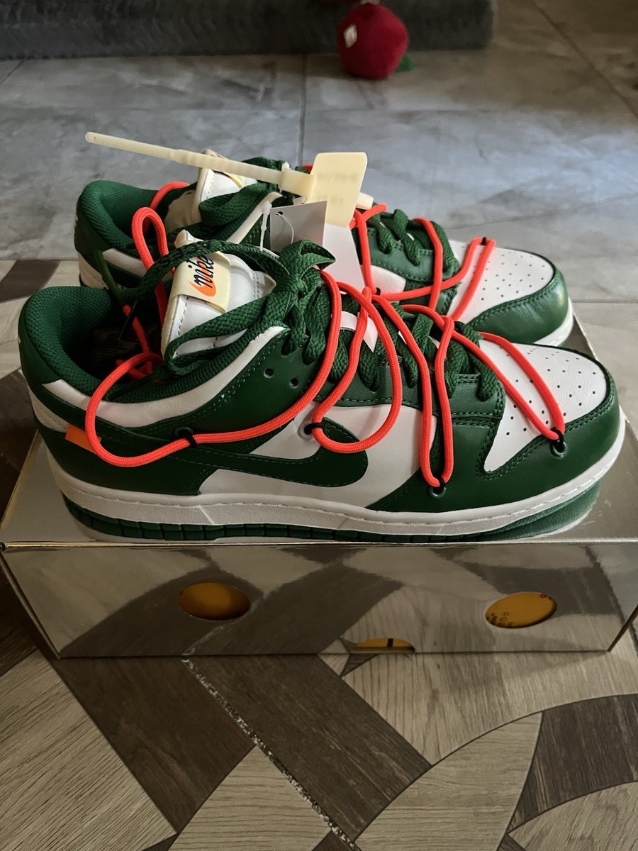 Nike Dunk Low x OFF-WHITE Pine Green 2019 for Sale Nike Dunk Low x OFF-WHITE Pine Green 2019 for Sale