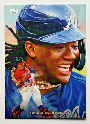 2021 Topps Game Within the Game #1 Ronald Acuna Jr. Atlanta Braves - Image 1 of 2