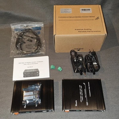 HDMI KVM Glasfaser Extender Set / 1080p / USB KVM / RS232 / Audio / inkl. SFP - Bild 1 von 4